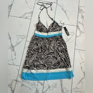 XOXO Black and White Zebra Print Dress